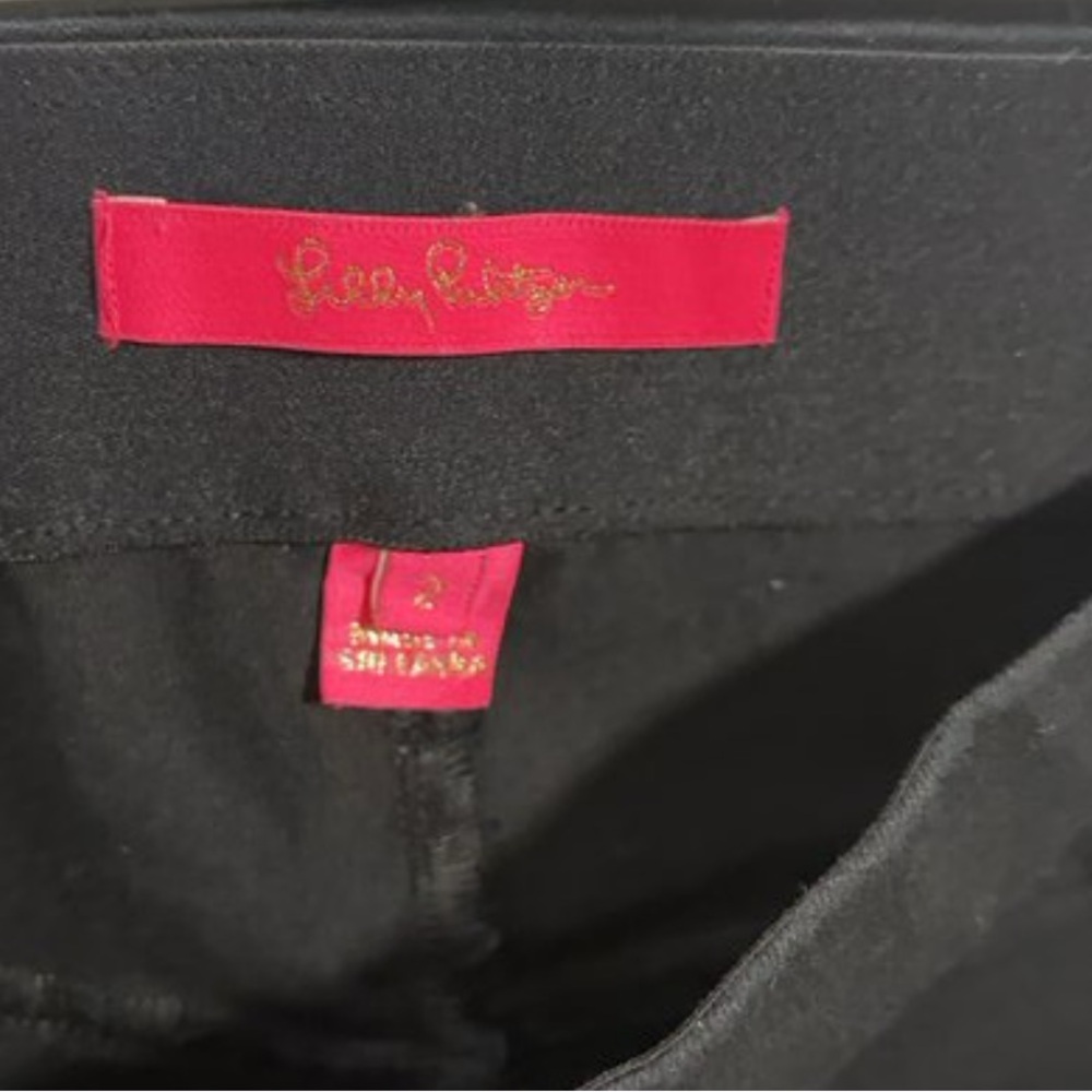 Lilly Pulitzer Black Jeggings Size 2 - Picture 3 of 3